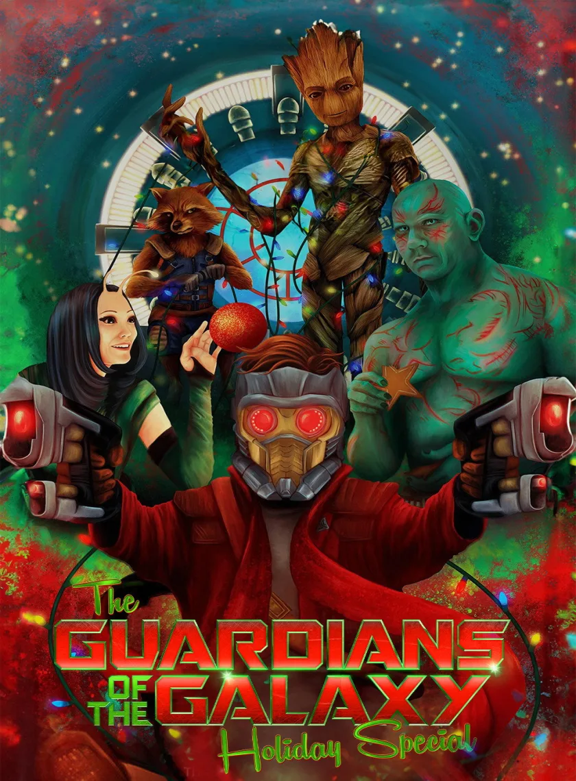 The Guardians of the Galaxy Holiday Special (2022) (Hindi HQ Dub + English) Dual Audio MCU Hollywood Movie HD ESub